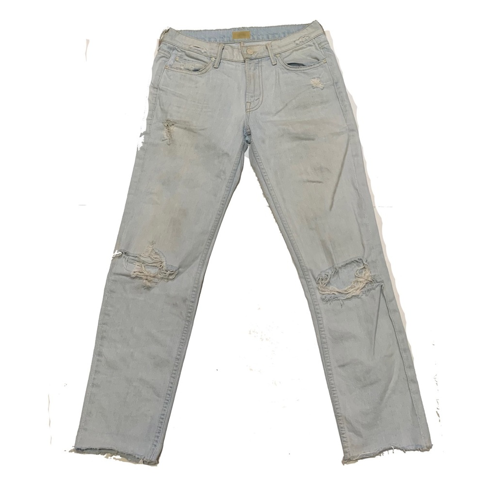 24 / Mother the dropout fray jeans